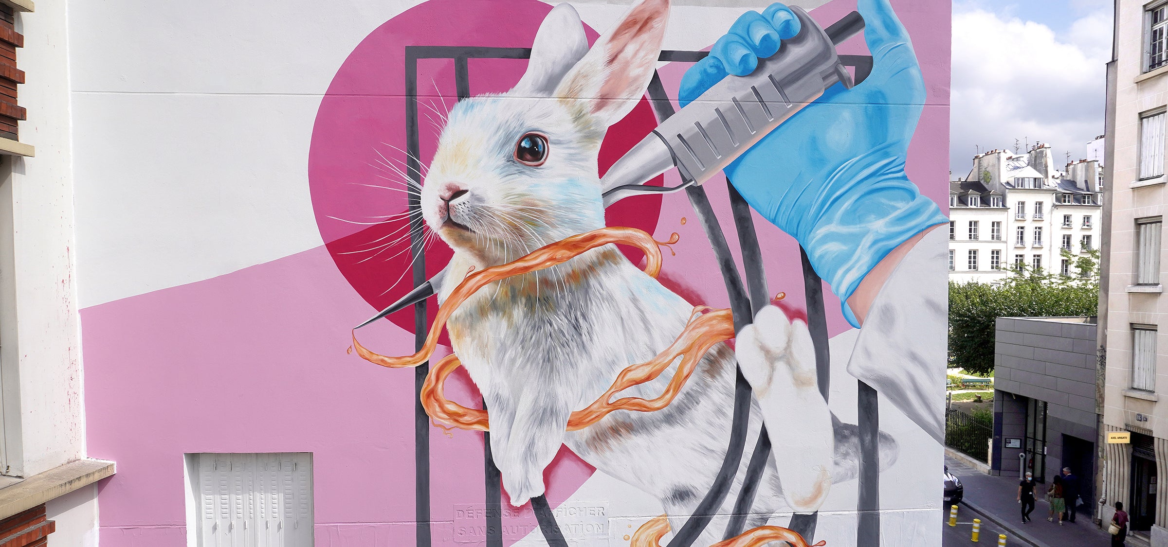 Kampagnenmotiv der „Save Cruelty Free Cosmetics“-Initiative.