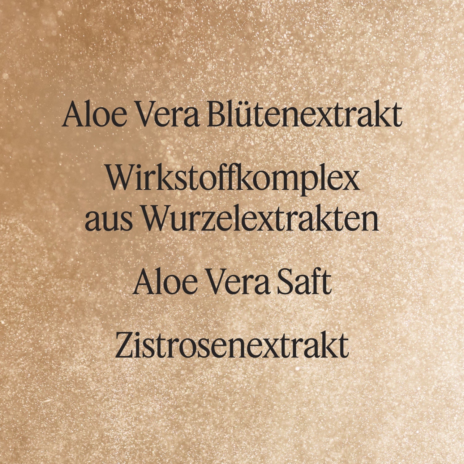Santaverde Age Protect Toner – revitalisierender Naturkosmetik-Toner Texturbild mit Hauptinhaltsstoffen wie Aloe Vera Blütenextrakt, Aloe Vera Saft und Zistrosenextrakt
