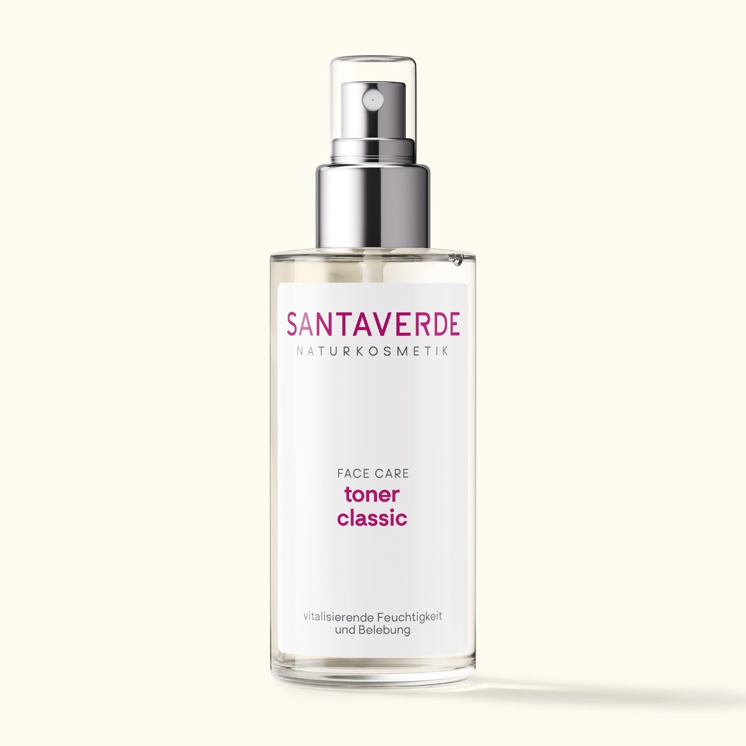 Santaverde toner classic – feuchtigkeitsspendendes Gesichtswasser mit Aloe Vera zur Erfrischung und Beruhigung der Haut