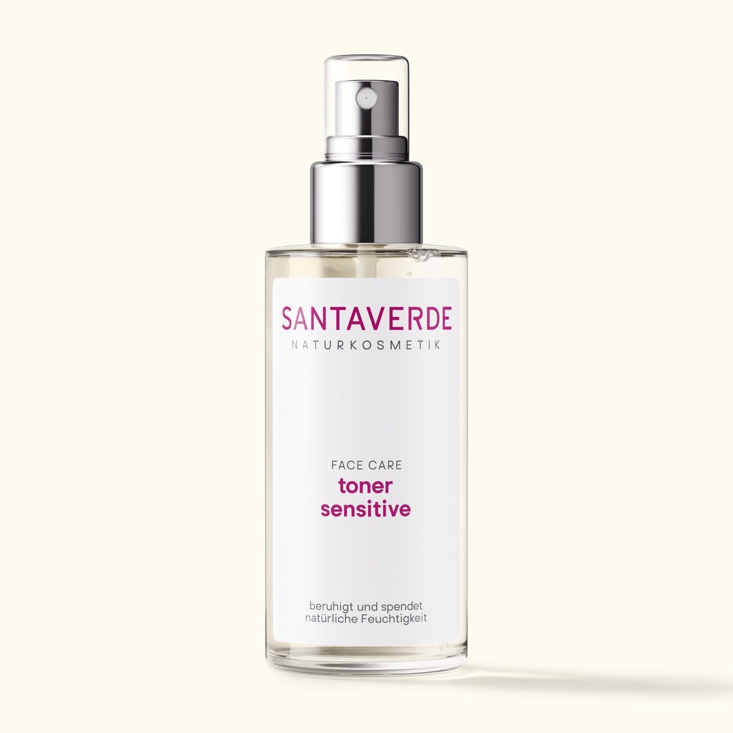 Santaverde Face Care Toner Sensitive 100 ml – Aloe Vera Naturkosmetik Gesichtswasser für sensible Haut