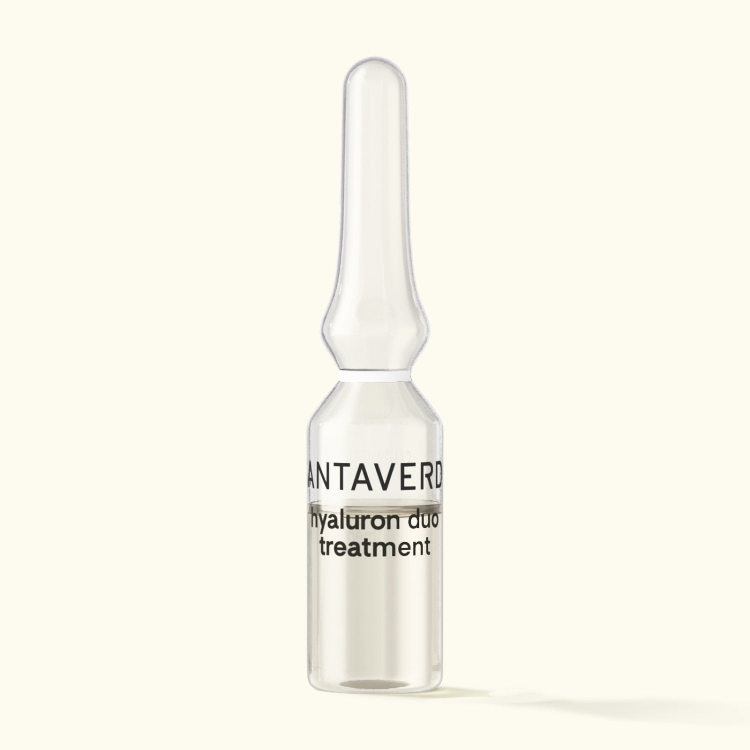 Santaverde Einzelampulle hyaluron duo treatment – Naturkosmetik 1er Ampulle mit Hyaluron, Produktdarstellung auf hellem Hintergrund