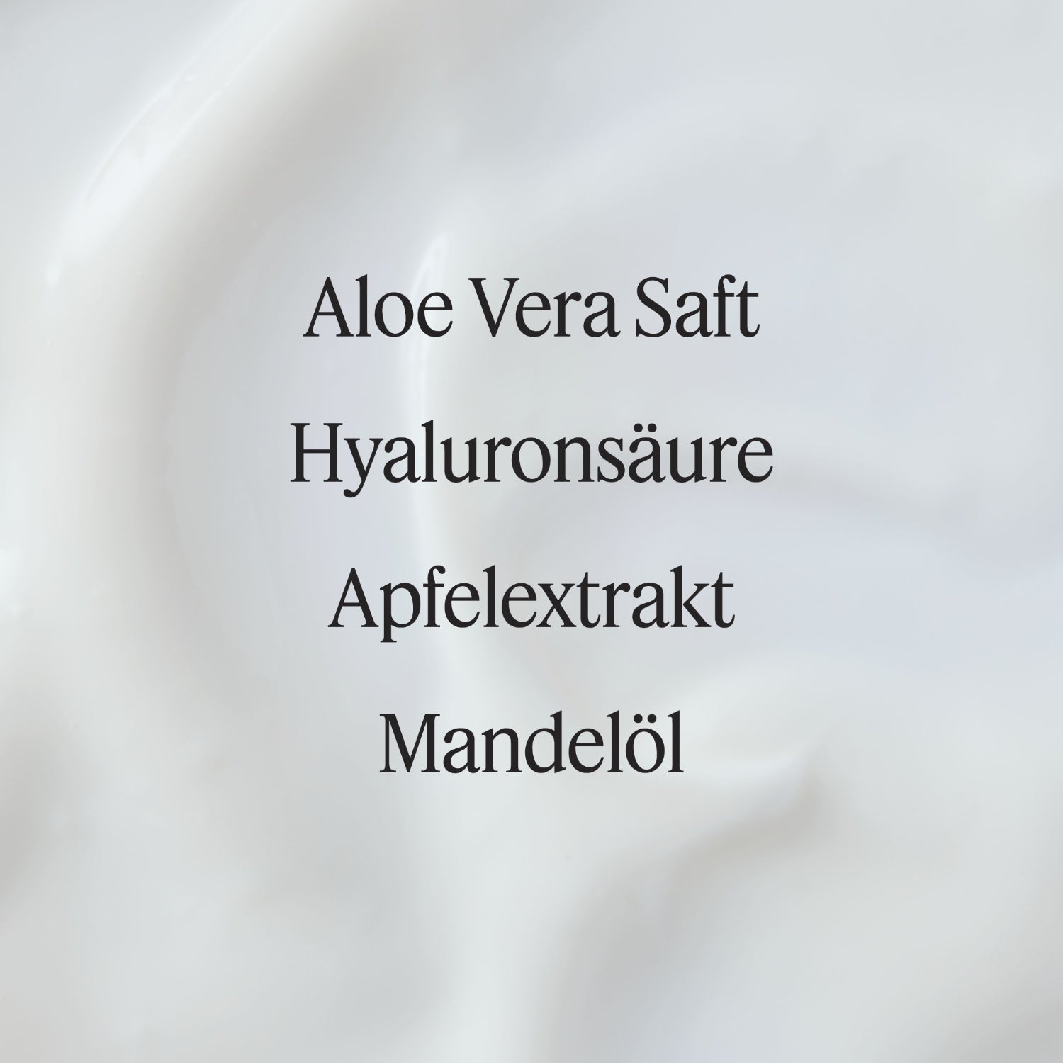 Santaverde Cream Light ohne Duft Textur mit Key Ingredients Aloe Vera und Hyaluron