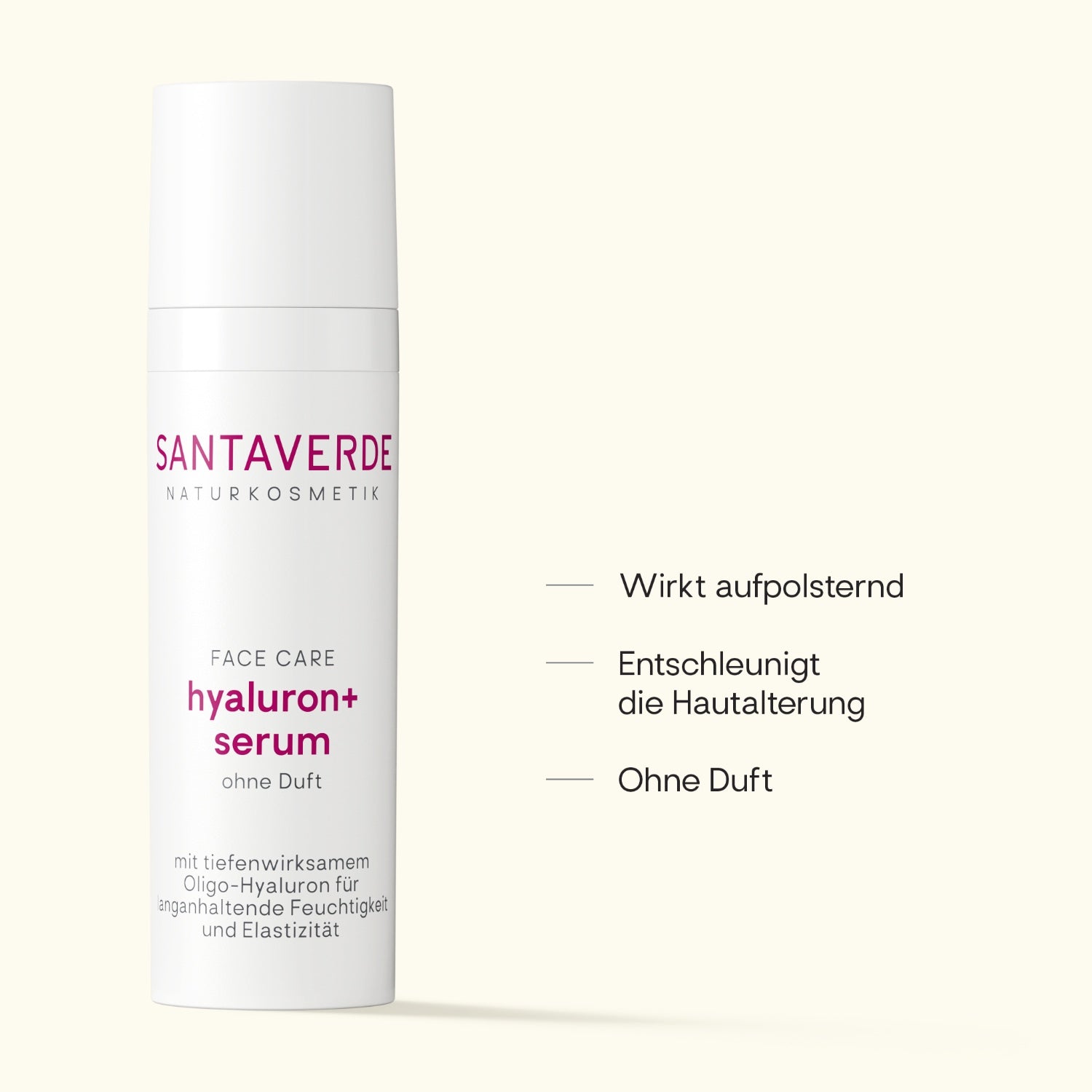 Santaverde Hyaluron Serum 30 ml Gesichtspflege