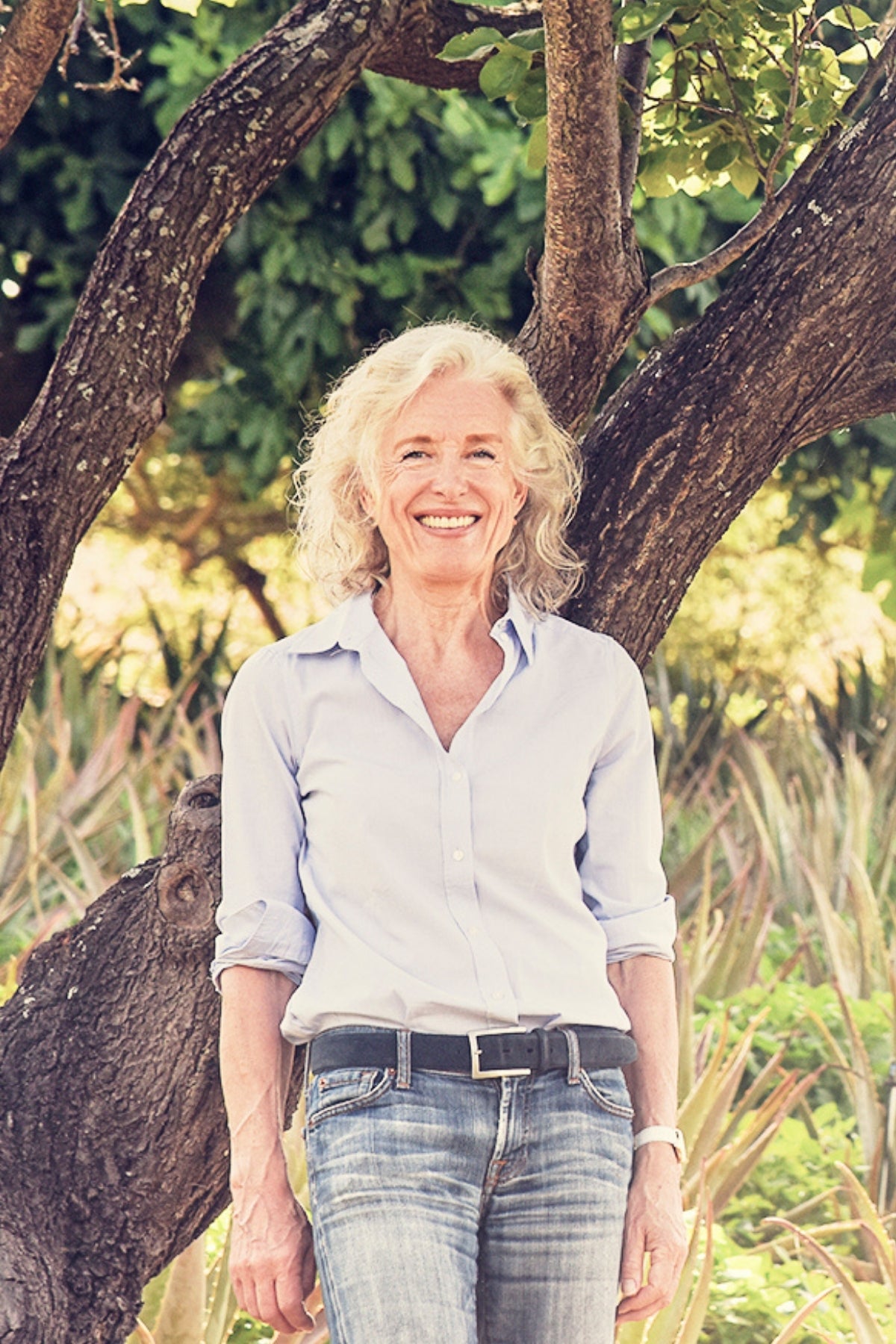 Santaverde Gründerin Sabine Beer auf ihrer Finca in Andalusien