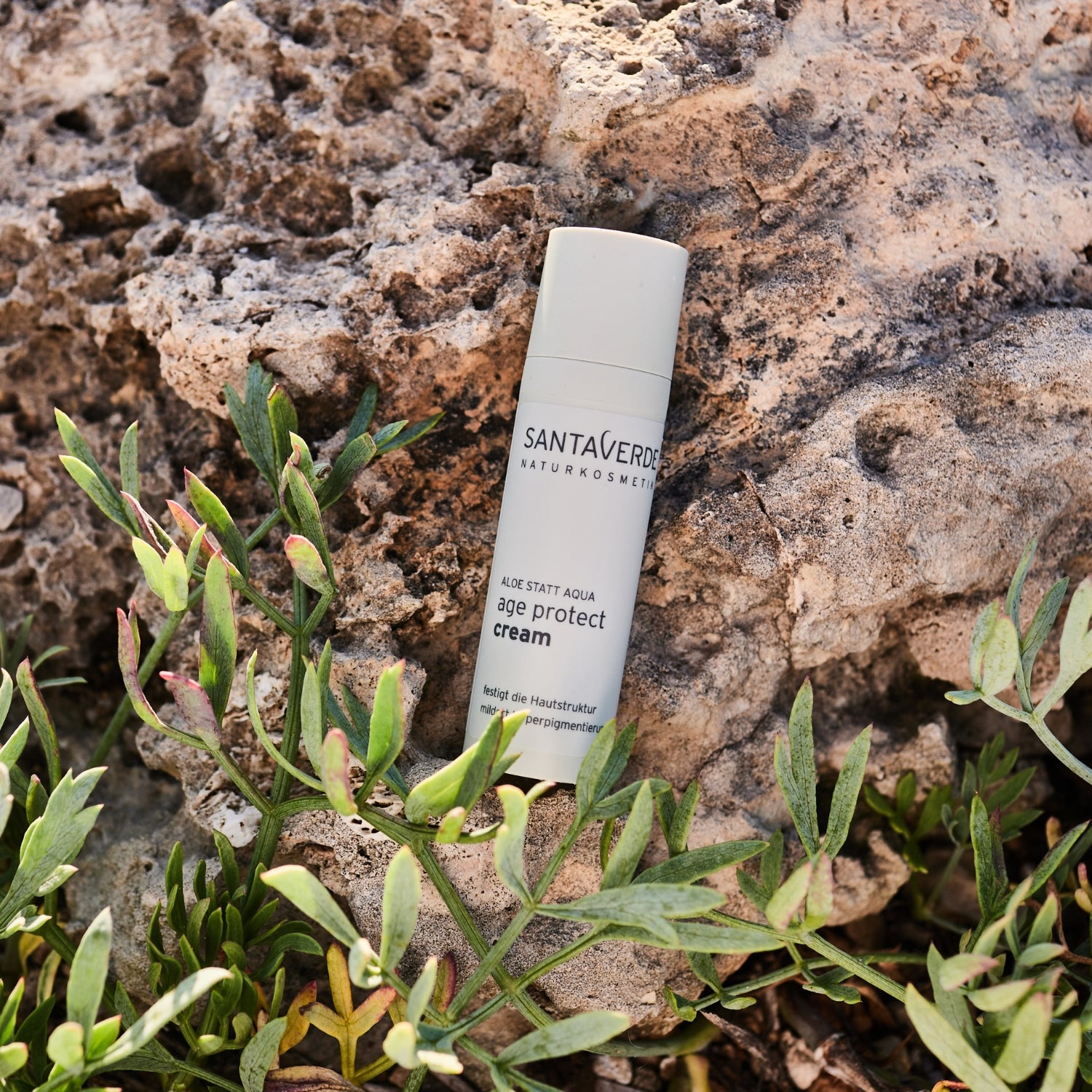 Santaverde Anti-Aging Pflegeprodukt age protect cream – natürlich wirkende Kosmetik für strahlende, jugendlich frische Haut