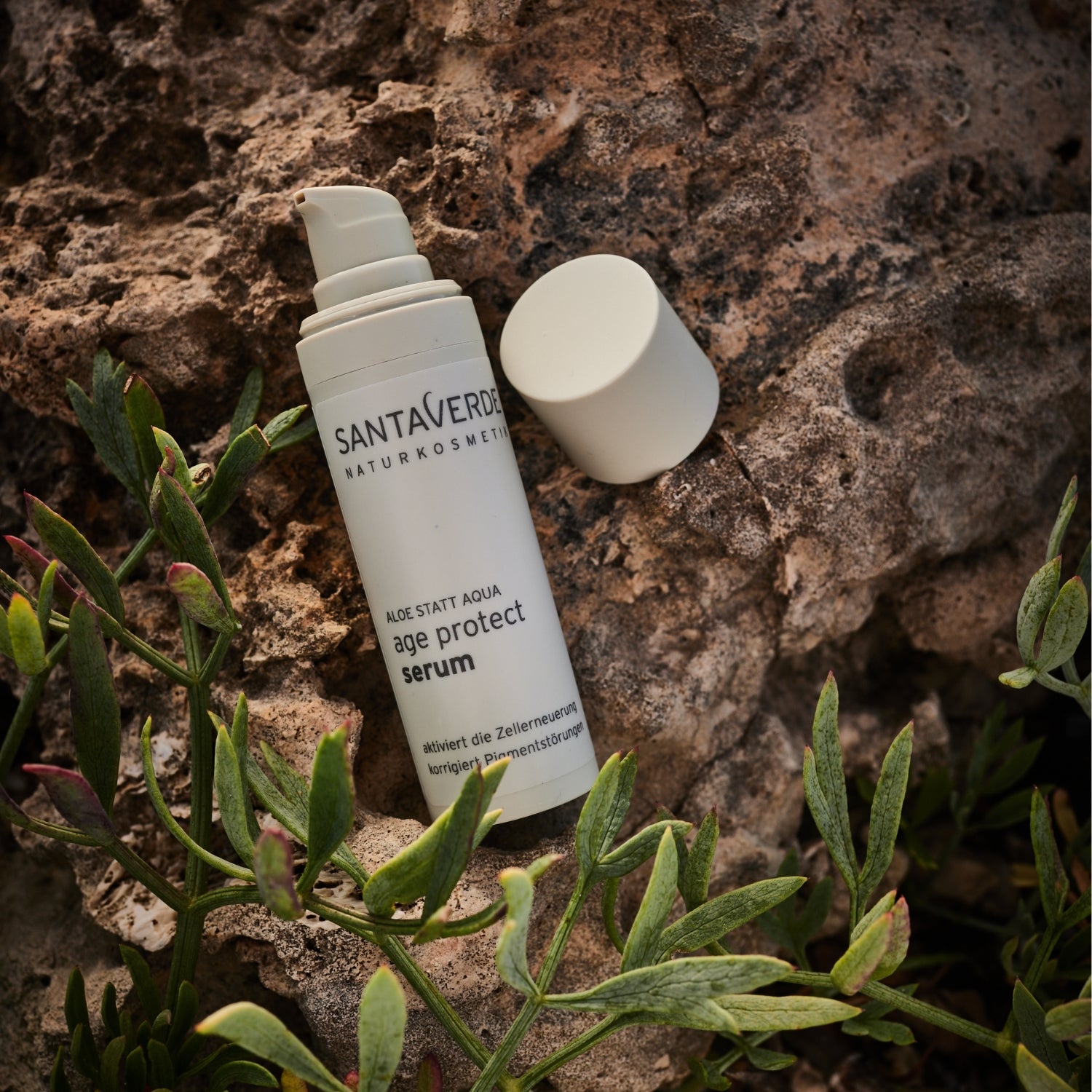 Santaverde Age Protect Serum Gesichtsserum Moodbild