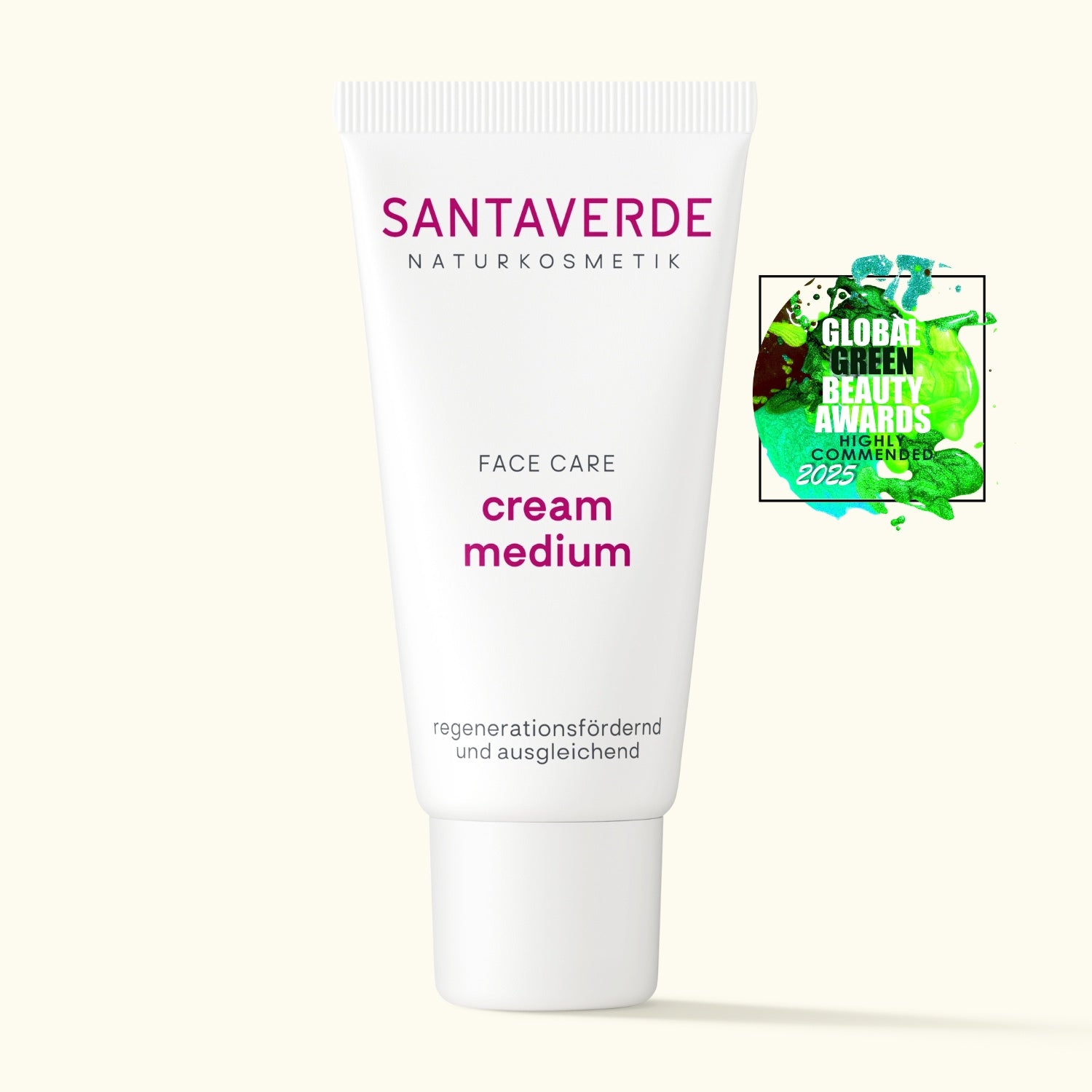 Santaverde FACE CARE cream medium Global green beauty award 2025