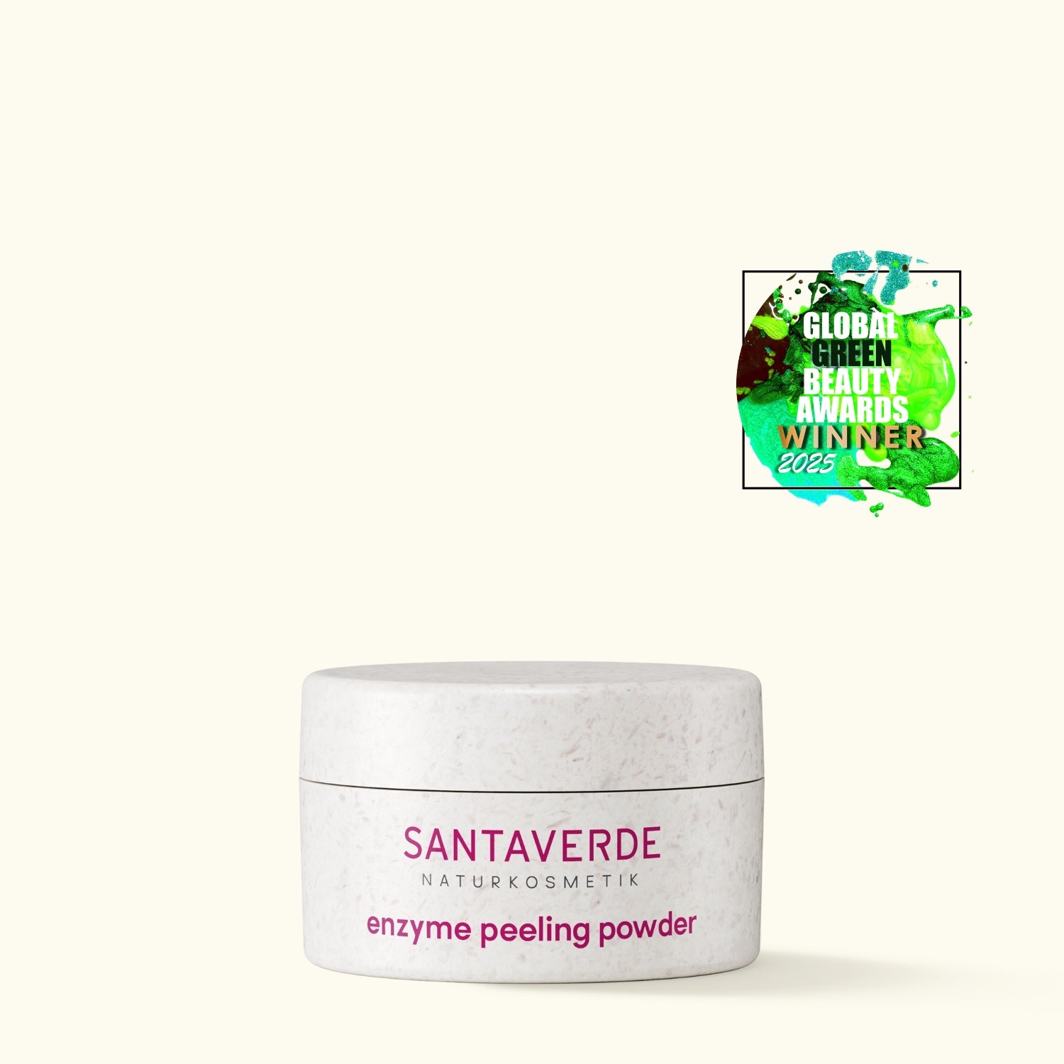 Santaverde enzym peeling powder – mildes Peeling für das Gesicht Winner des Global Green Beauty Awards 2025