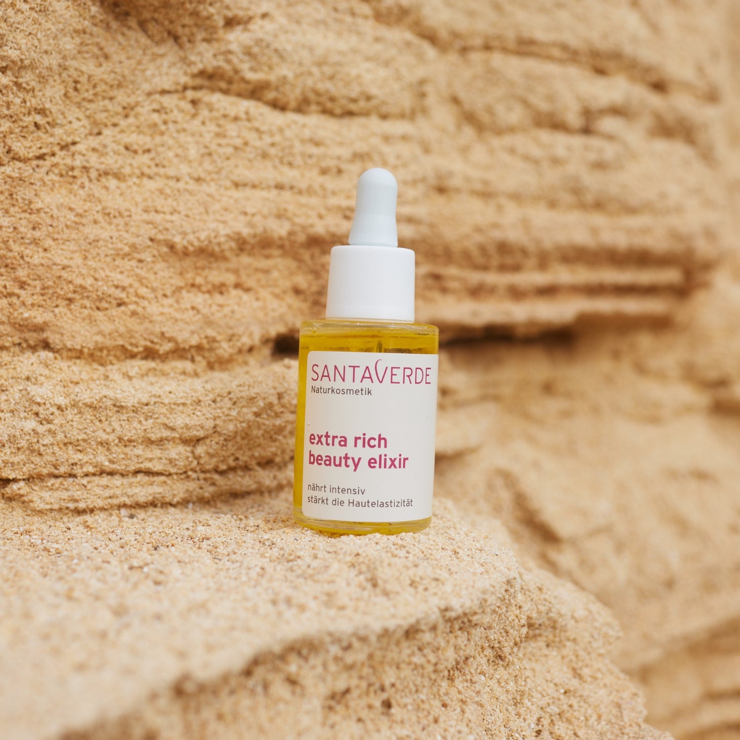 Santaverde Extra Rich Beauty Elixir – reichhaltiges Gesichtsöl mit natürlichen Inhaltsstoffen für intensive Pflege und strahlende Haut