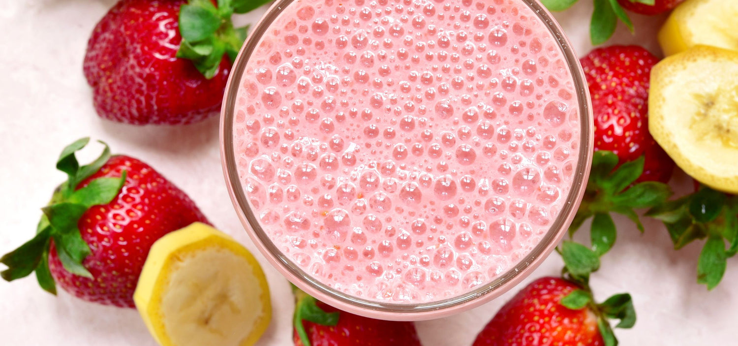 Vitaminbombe gefällig? Genieße den Sommer mit unserem Aloe Pink Smoothie!