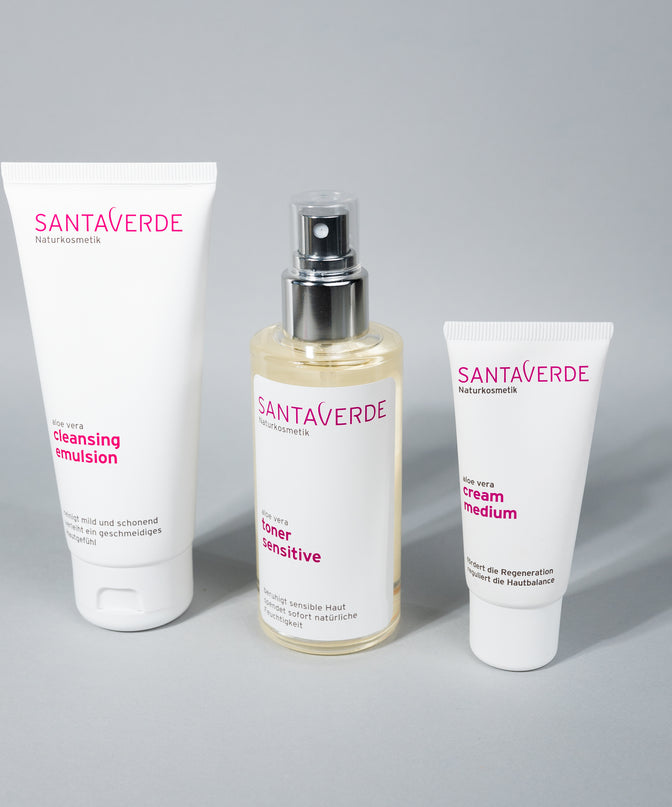 cleansing emulsion, toner sensitive, cream medium von Santaverde