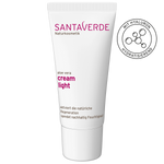 leichte und feuchtigkeitsspendende Gesichtscreme mit Hyaluron für normale und Mischhaut - Santaverde Naturkosmetik cream light - Tube