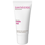 reichhaltige und nährende Gesichtscreme für besonders trockene Haut - Santaverde Naturkosmetik cream rich - Tube