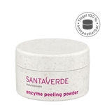 mildes Fruchtenzympeeling für ein strahlendes Hautbild - Santaverde Naturkosmetik enzym peeling powder - Tiegel - 100 % kompostierbar