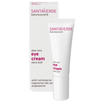 sanfte und abschwellende Augencreme ohne Duft für sensible Haut - Santaverde Naturkosmetik eye cream - Tube und Umverpackung